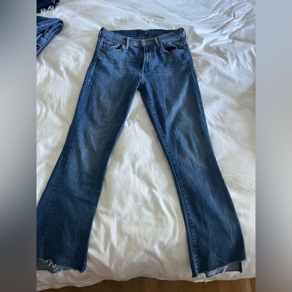 Mother Insider Crop Step Frey: Not Rough Enough Jean